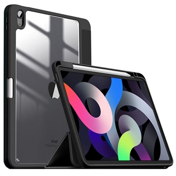 Infiland Crystal iPad Air 2020/2022 Folio Case - Black