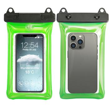 Inflatable Floating Universal Waterproof Case IPX8 - 7.5 - Green