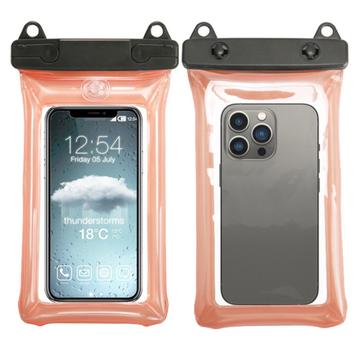 Inflatable Floating Universal Waterproof Case IPX8 - 7.5 - Orange