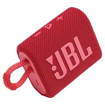 Image of Samsung JBL Go 3 Portable Waterproof Speaker in Red (GP-HSU020HAGRQ)