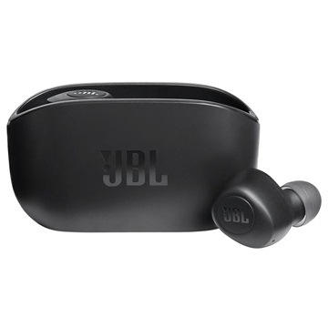 JBL Wave 100TWS Earphones with Charging Case (Open-Box Satisfactory) - Black