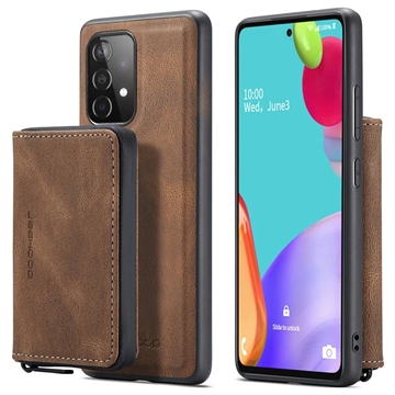 Samsung Galaxy A52 5G/A52s 5G Jeehood Detachable 2-in-1 Case with Wallet - Brown