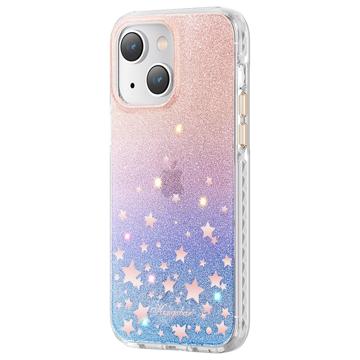 Kingxbar Heart Star iPhone 14 Plus Hybrid Case - Colorful