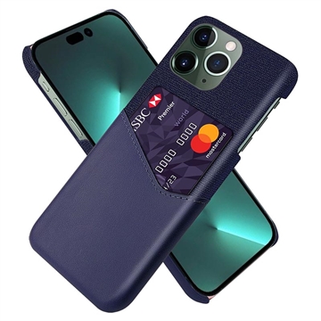 iPhone 14 Pro Max KSQ Case with Card Pocket - Blue