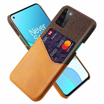 KSQ OnePlus 8T Case with Card Pocket - Brown