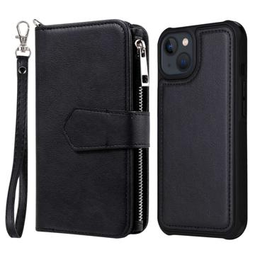 KT Multifunctional Series iPhone 14 Wallet Case - Black