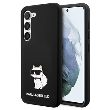 Karl Lagerfeld Choupette Samsung Galaxy S23 5G Silicone Case - Black