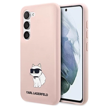 Karl Lagerfeld Choupette Samsung Galaxy S23 5G Silicone Case - Pink