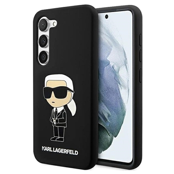 Karl Lagerfeld Ikonik Samsung Galaxy S23 5G Silicone Case - Black
