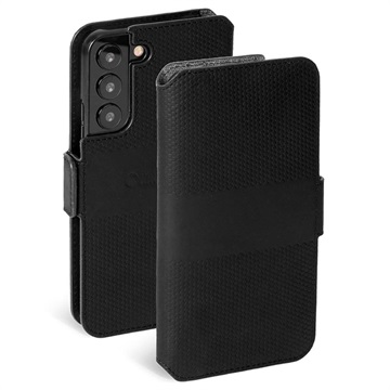 Krusell PhoneWallet Samsung Galaxy S22 5G Leather Case - Black