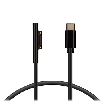 Ksix Microsoft Surface Charging Cable - 1.5m - Black