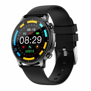 LEMONDA SMART V23 1.3 Full Touch Screen Smart Watch IP67 Waterproof Fitness Watch with Blood Pressure Health Monitoring Information Push - Black