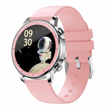 LEMONDA SMART V23 1.3 Full Touch Screen Smart Watch IP67 Waterproof Fitness Watch with Blood Pressure Health Monitoring Information Push - Pink