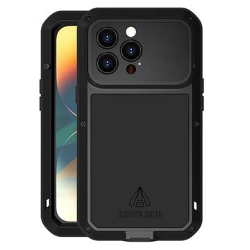 Love Mei Powerful iPhone 14 Pro Hybrid Case - Black