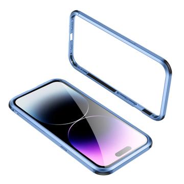 Le-Lock Series iPhone 14 Pro Metal Bumper - Blue