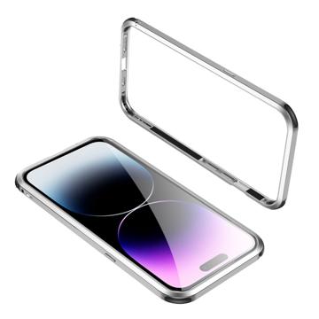 Le-Lock Series iPhone 14 Pro Metal Bumper - Silver