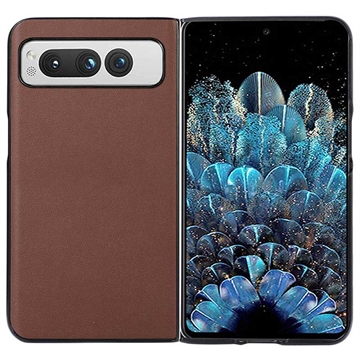 Google Pixel Fold Leather Coated Case - Brown