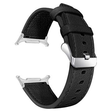 Samsung Galaxy Watch Ultra Leather Strap with Connectors - 47mm - Black