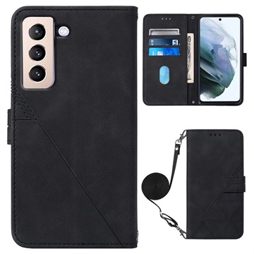 Line Series Samsung Galaxy S22+ 5G Wallet Case (Open Box - Excellent) - Black