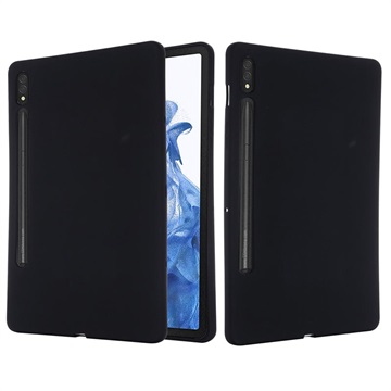 Samsung Galaxy Tab S8/S7 Liquid Silicone Case - Black