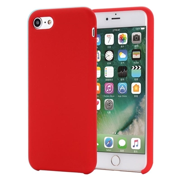 iPhone 7/8/SE (2020)/SE (2022) Liquid Silicone Case - Red