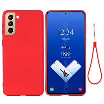 Samsung Galaxy S21 FE 5G Liquid Silicone Case - Red