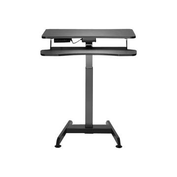LogiLink Adjustable Standing Desk - Steel Black