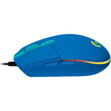 Logitech G102 Lightsync Optical Wired Gaming Mouse - Blue