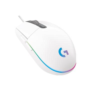 Logitech G102 Lightsync Optical Wired Gaming Mouse - White