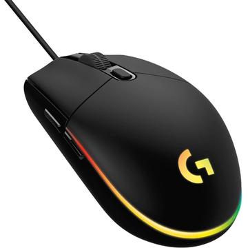 Logitech G203 Lightsync Optical Wired Gaming Mouse - Black