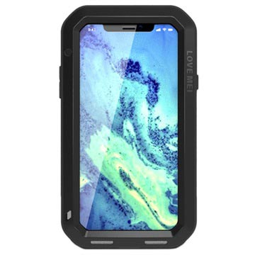 iPhone X / iPhone XS Love Mei Powerful Shockproof Case - Black