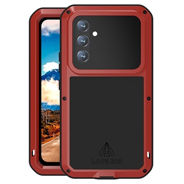 Samsung Galaxy A54 5G Love Mei Powerful Hybrid Case - Red