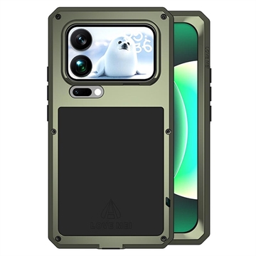 Xiaomi 17 Pro Max Love Mei Powerful Hybrid Case - Green