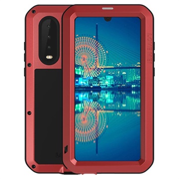 Love Mei Powerful Huawei P30 Hybrid Case - Red