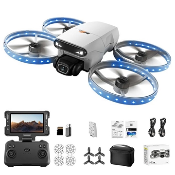 M6S Foldable Drone with Dual Camera and 4.3 Screen Remote