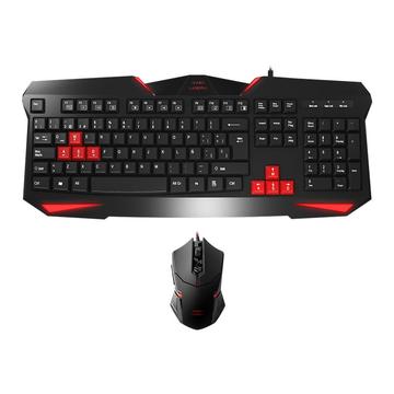 MARS MCP1 Gaming Bundle - Keyboard and Mouse - Black