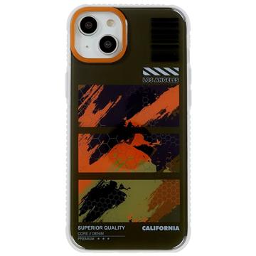 Mutural Camouflage Series iPhone 14 Hybrid Case - Green