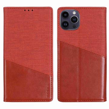 Muxma MX109 iPhone 14 Pro Wallet Case - Red