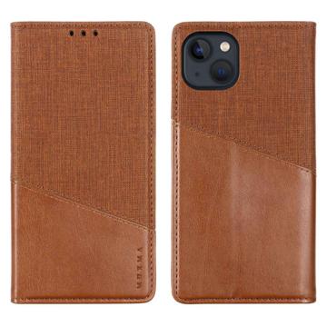 Muxma MX109 iPhone 14 Plus Wallet Case - Brown