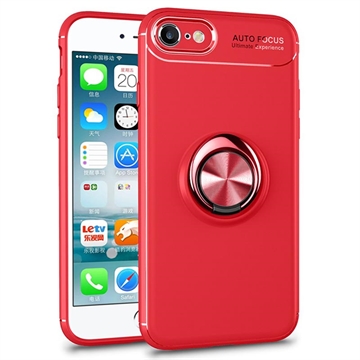 iPhone 7/8/SE (2020)/SE (2022) Magnet Ring Grip / Kickstand Case - Red