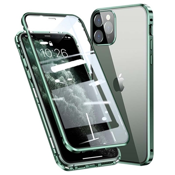 iPhone 11 Pro Magnetic Case with Tempered Glass - Green