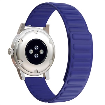 Samsung Galaxy Watch4/Watch4 Classic/Watch5/Watch6 Magnetic Silicone Sports Strap - Blue