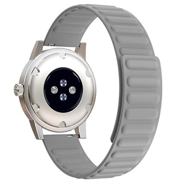 Samsung Galaxy Watch4/Watch4 Classic/Watch5/Watch6 Magnetic Silicone Sports Strap - Grey