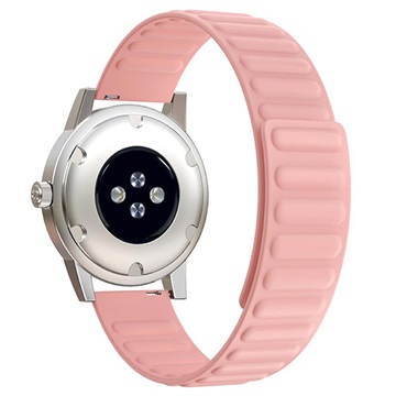 Samsung Galaxy Watch4/Watch4 Classic/Watch5/Watch6 Magnetic Silicone Sports Strap - Pink