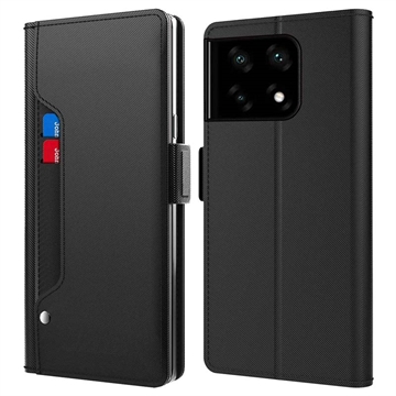 Makeup Mirror OnePlus 10 Pro Flip Case - Black
