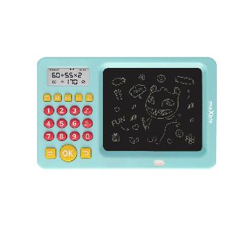 Maxlife MXWB-01 Kids Writing Board with Calculator - Blue