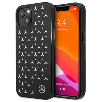 Mercedes-Benz Stars Pattern iPhone 13 Case - Black