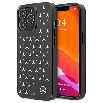 Mercedes-Benz Stars Pattern iPhone 13 Pro Max Case - Black