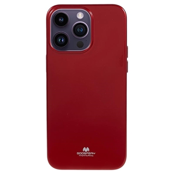 iPhone 15 Pro Max Mercury Goospery Glitter TPU Case - Red