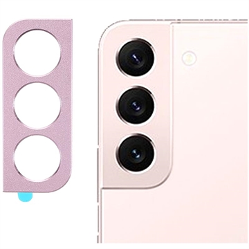 Samsung Galaxy S22 5G/S22+ 5G Metal Camera Lens Protector - Pink